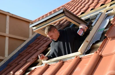 Pose de fenêtres de toit Velux à Baigts